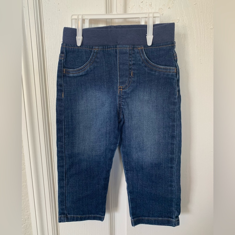 Garanimals Blue Denim Stretchy Jeans, Size 18 months